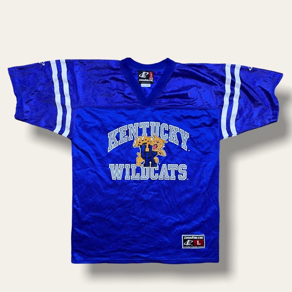 Logo Athletic Blue Kentucky Wildcats Kids Jersey